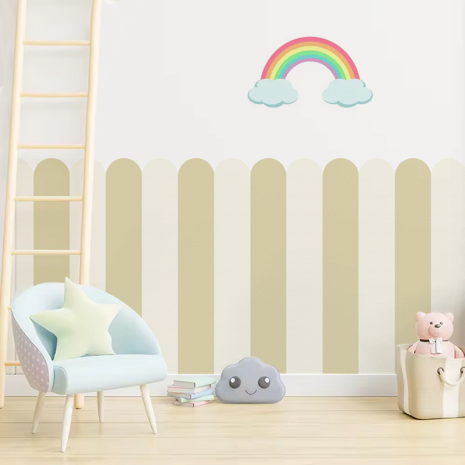 Papel tapiz de arco de rayas v - Baby Nursery Pictures reseña y precio