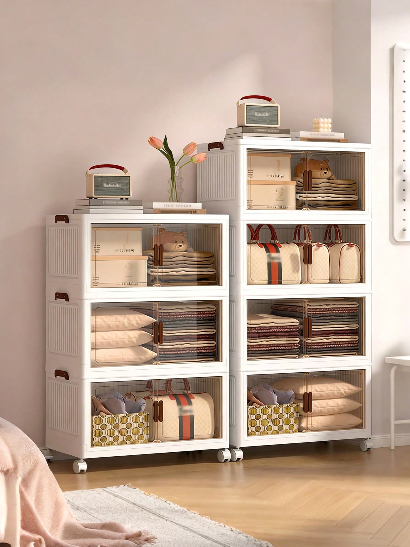 Armario de Almacenamiento Pleg - Drawer Dresser White reseña y precio