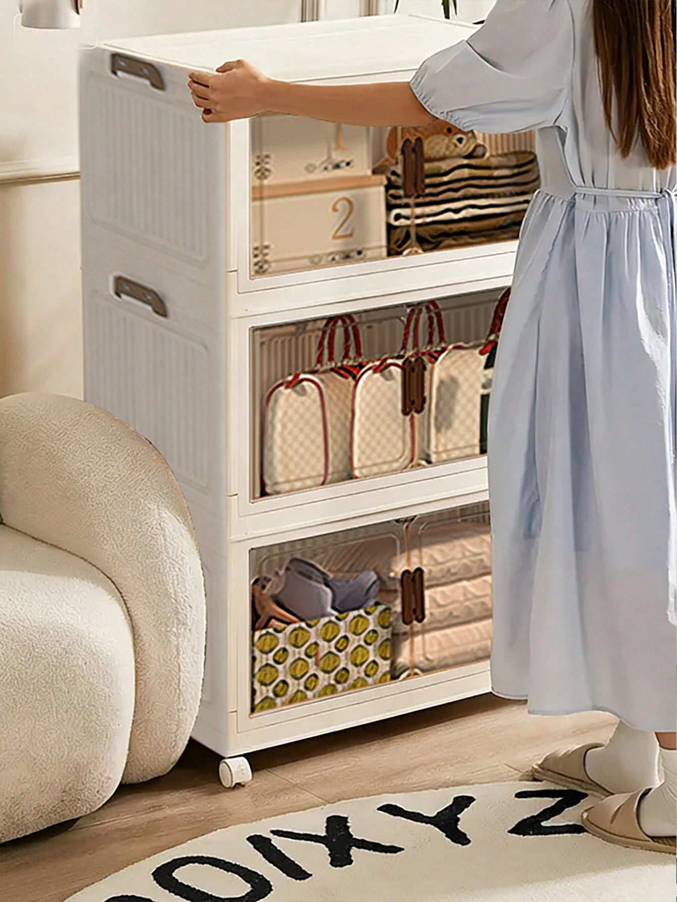 Armario de Almacenamiento Pleg - Drawer Dresser White reseña y precio